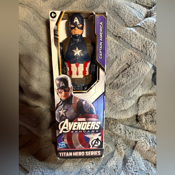 Marvel Other - Marvel Avengers Endgame Captain America Figure - Red, Blue, White
